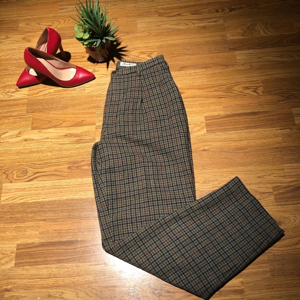 Eddie Bauer Plaid Trouser